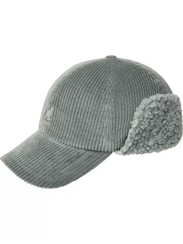 Уютная бейсбольная шапка-ушанка Cozy Cord Kangol