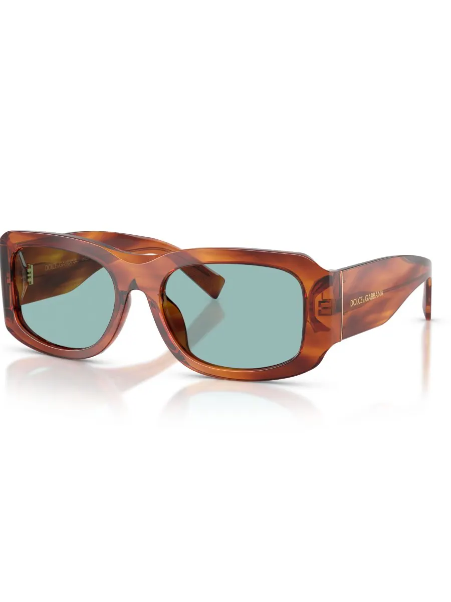 Мужские солнцезащитные очки большого размера, DG4503 Dolce&Gabbana, Striped Ginger