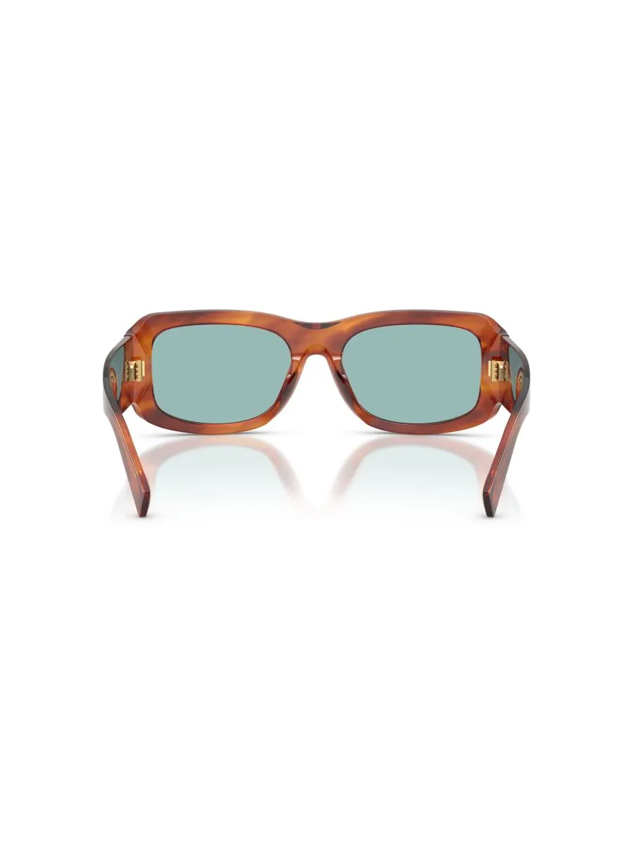 Мужские солнцезащитные очки большого размера, DG4503 Dolce&Gabbana, Striped Ginger — изображение 3 из 6