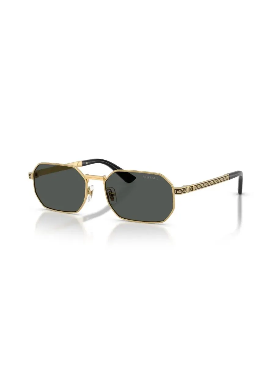 Мужские прямоугольные солнцезащитные очки, VE2297 Versace