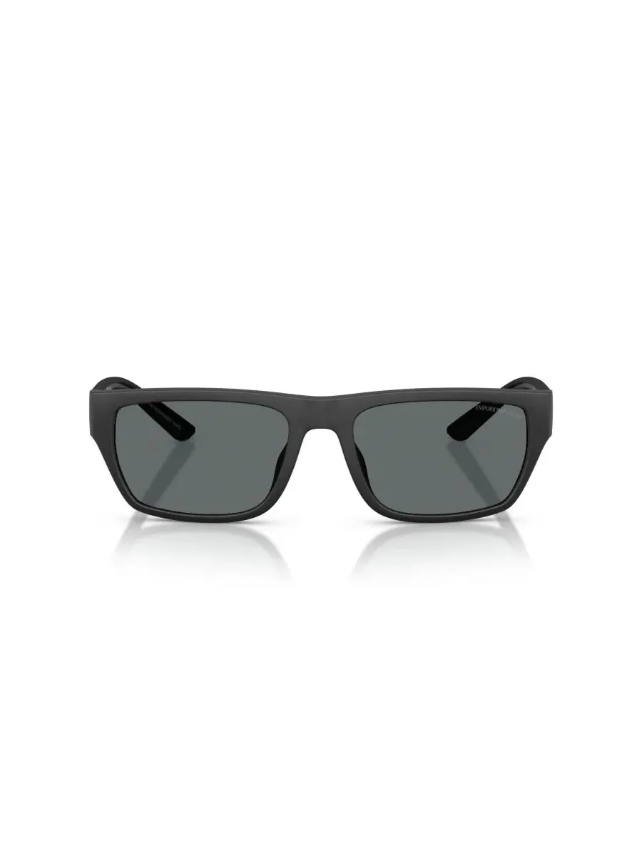 Мужские прямоугольные поляризованные солнцезащитные очки, EA4267U Emporio Armani — изображение 2 из 6, черный