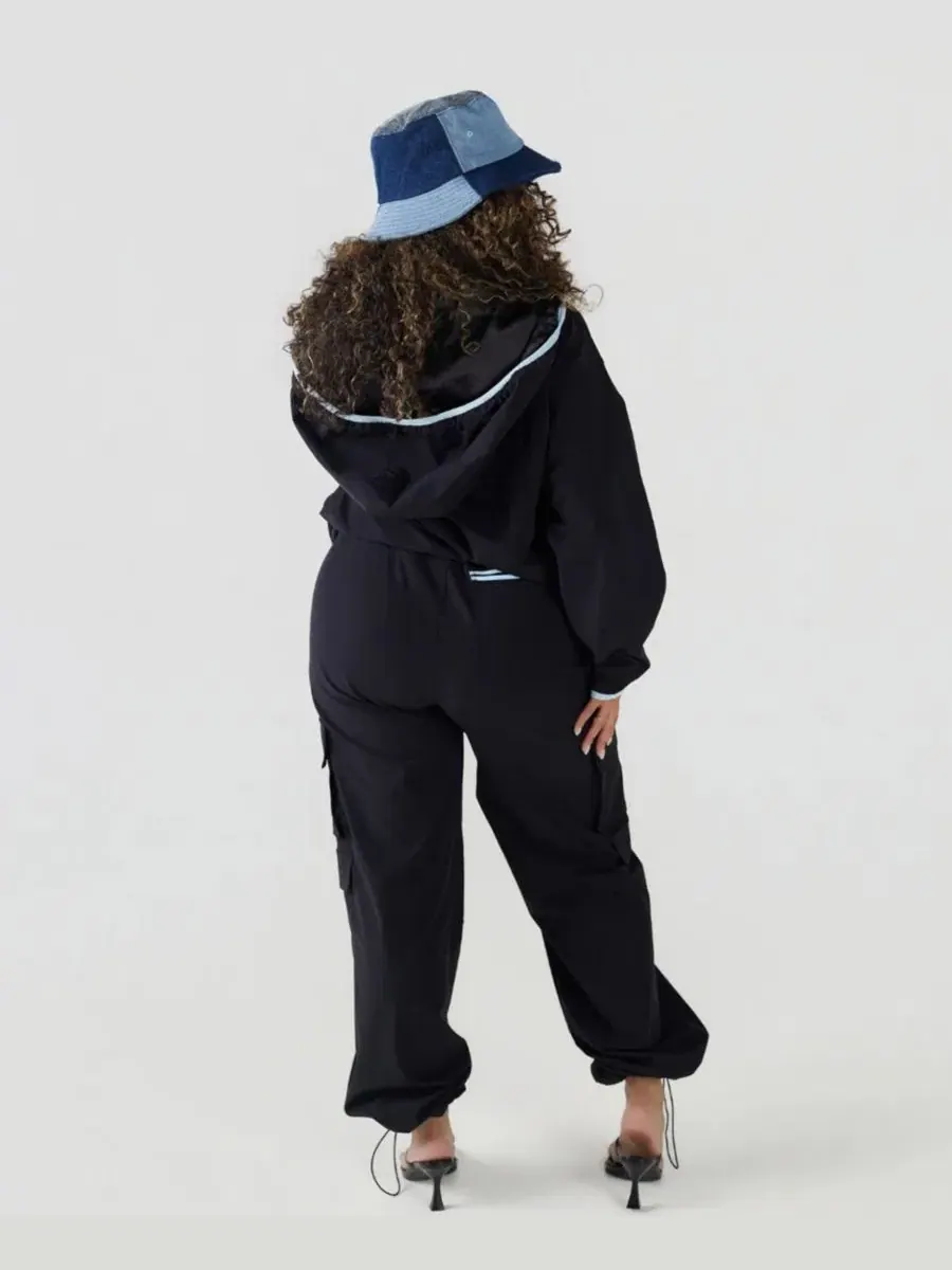 Джинсовая панама с атласной подкладкой KIN Apparel — изображение 4 из 6, джинсовый синий