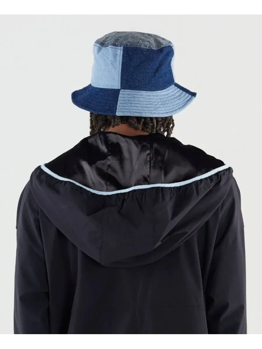 Джинсовая панама с атласной подкладкой KIN Apparel — изображение 6 из 6, джинсовый синий