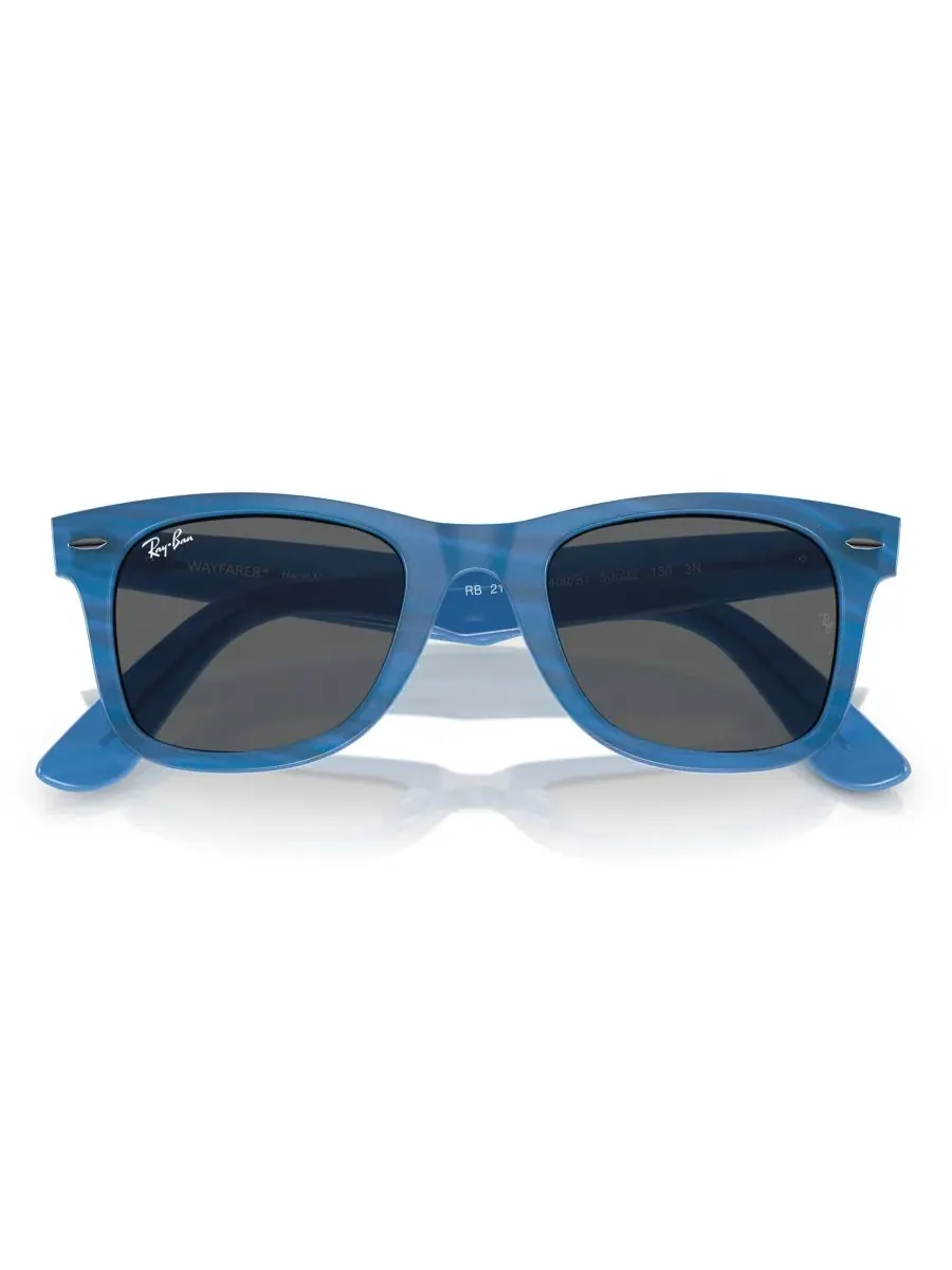 Очки солнцезащитные с квадратной оправой, модель RB2140F 52 Ray-Ban — изображение 2 из 6, синий