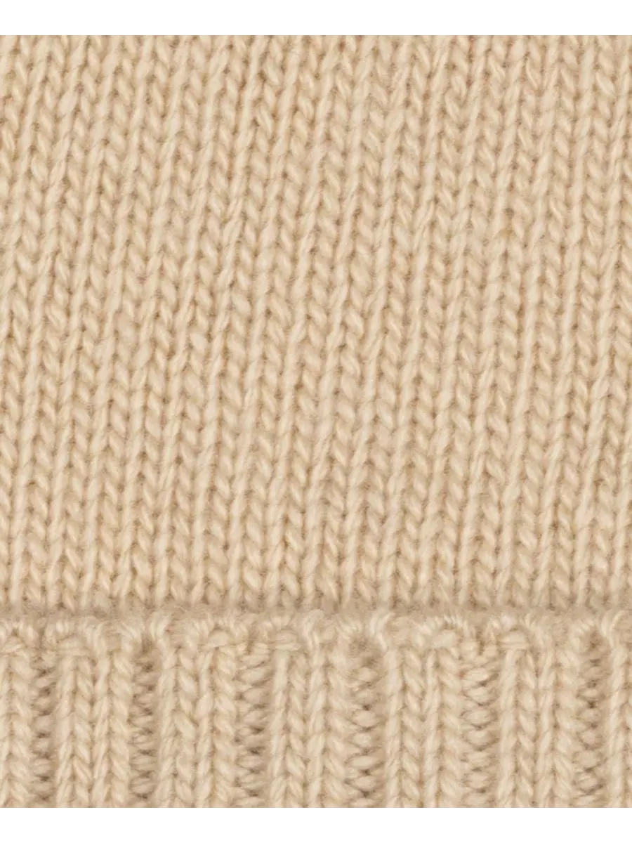 Шапка Equestrian Buckle Merino Knit Hat Lauren Ralph Lauren — изображение 4 из 6, коричневый