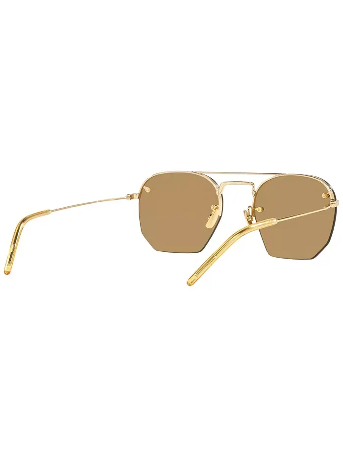 Унисекс солнцезащитные очки, SL 422 Saint Laurent — изображение 9 из 10, коричневый