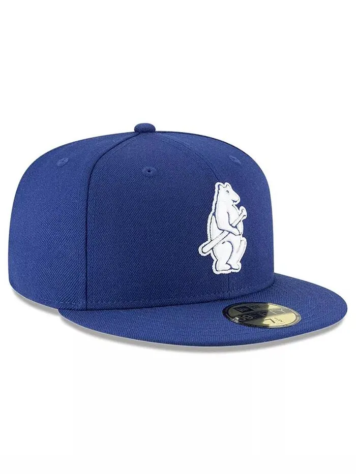 Мужская шерстяная шапка Royal Chicago Cubs Cooperstown Collection 59FIFTY Fitted New Era — изображение 3 из 4