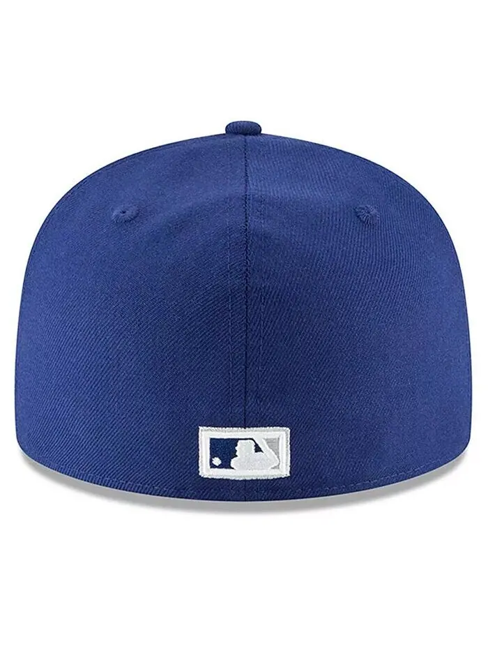 Мужская приталенная шляпа Royal Chicago Cubs Cooperstown Collection 59FIFTY из шерсти New Era — изображение 4 из 4