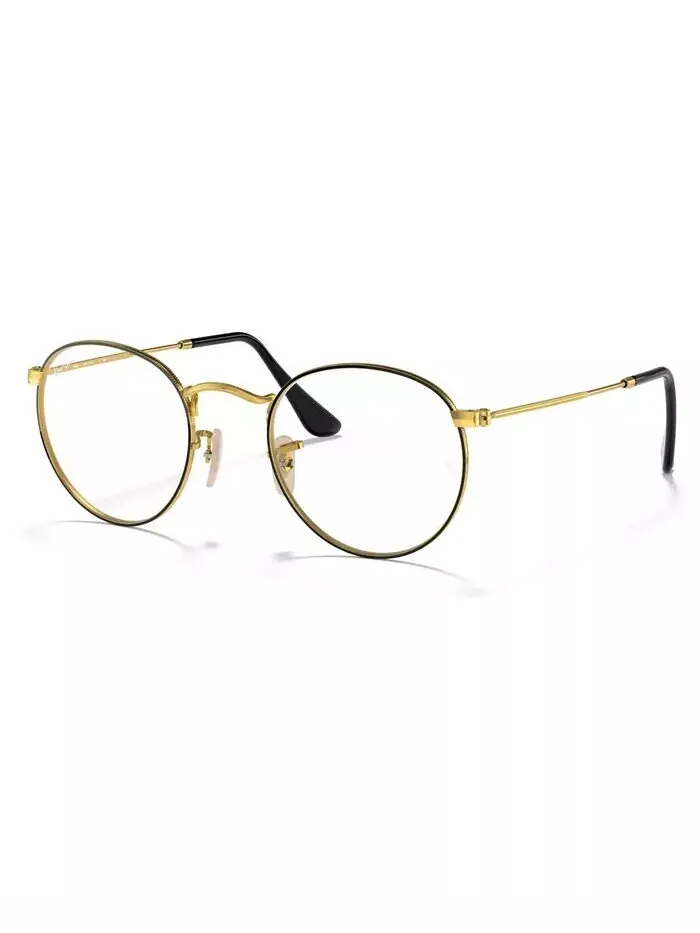 Очки унисекс с круглой металлической оптикой Ray-Ban