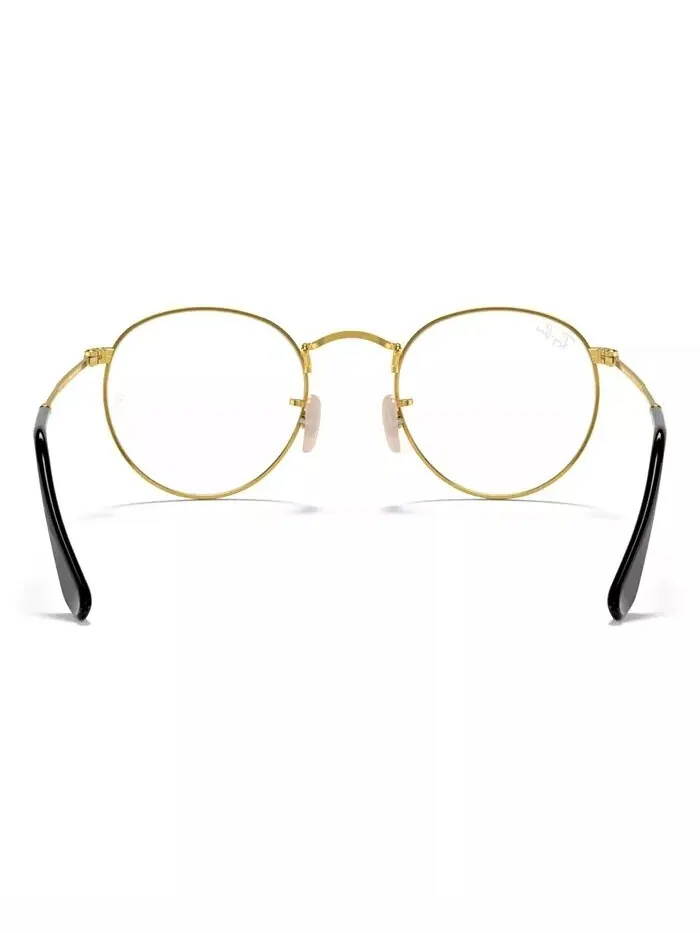 Очки унисекс с круглой металлической оптикой Ray-Ban — 3