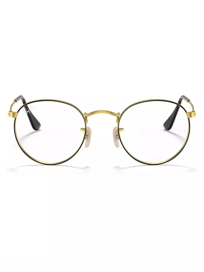 Очки унисекс с круглой металлической оптикой Ray-Ban — 4