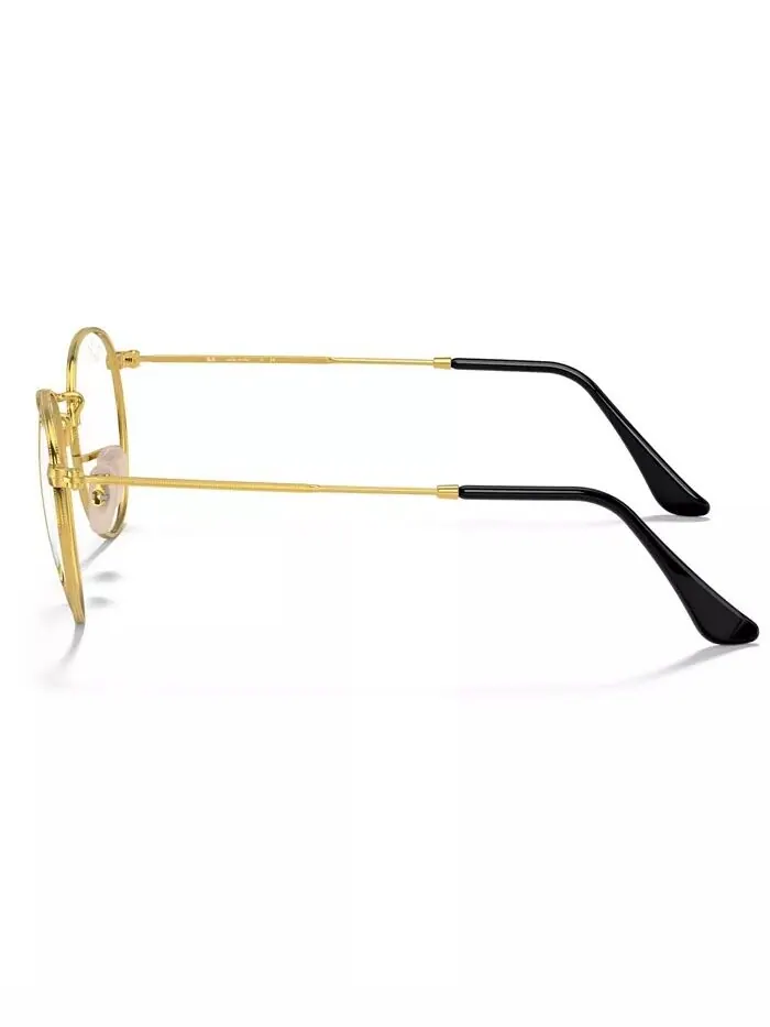 Очки унисекс с круглой металлической оптикой Ray-Ban — 5