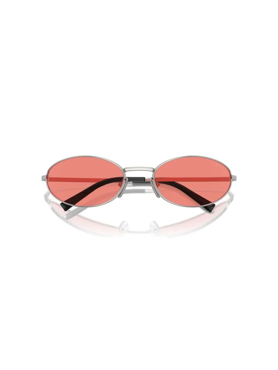 Женские овальные солнцезащитные очки, PR A59S PRADA — изображение 5 из 5, серебряный