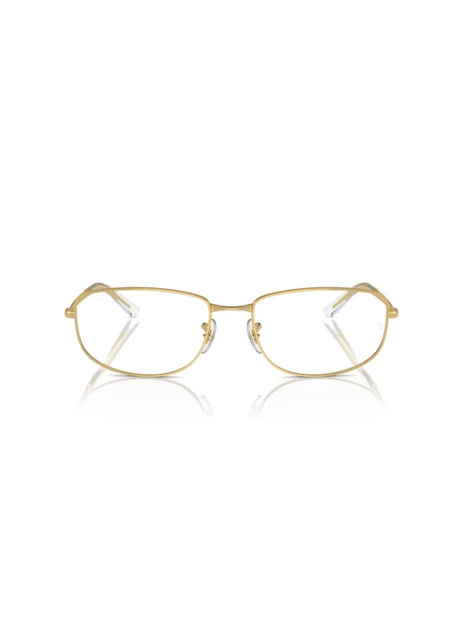 Очки для зрения с металлической оправой, неправильной формы Ray-Ban — изображение 2 из 8, золотистый