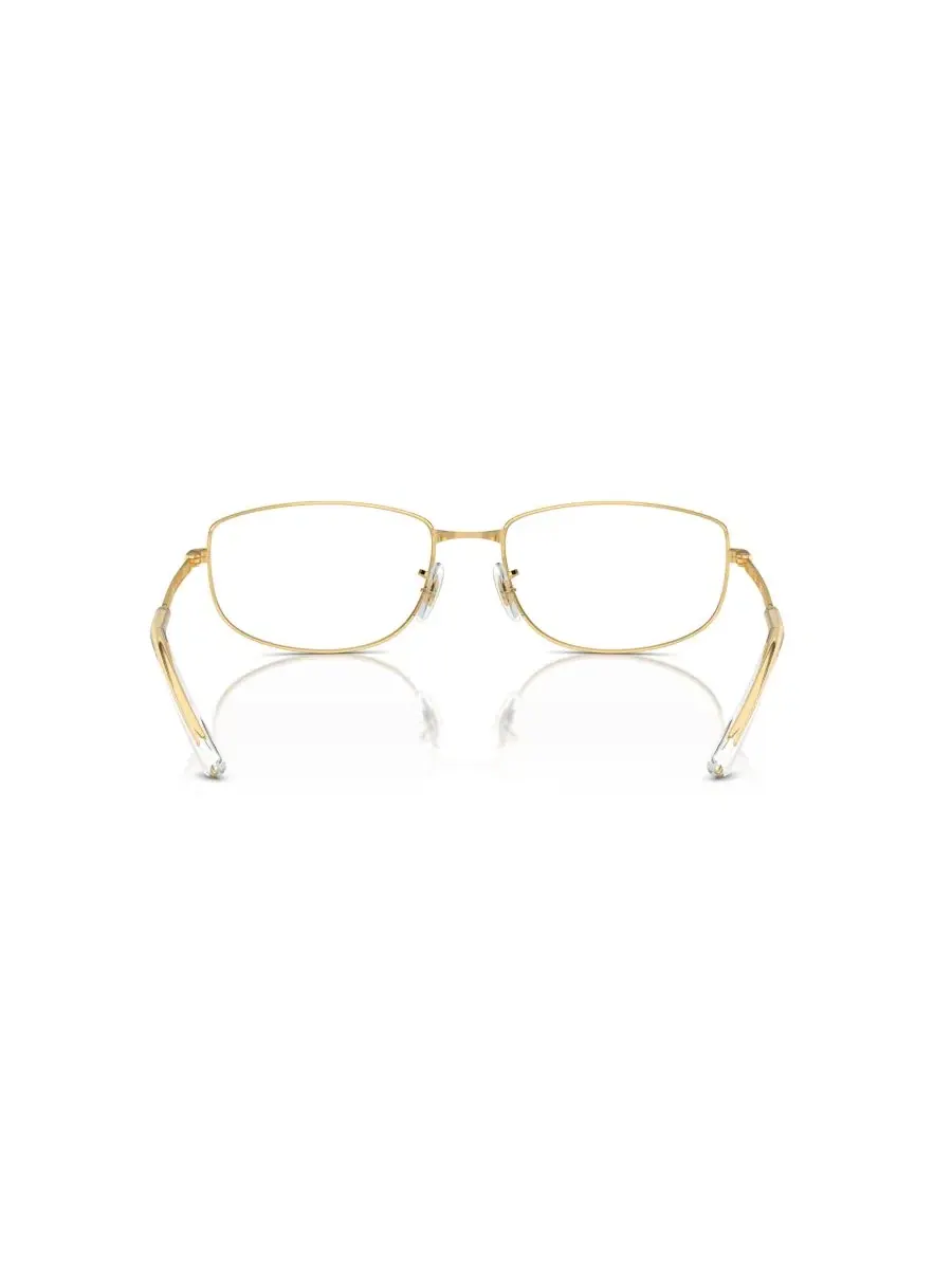 Очки для зрения с металлической оправой, неправильной формы Ray-Ban — изображение 4 из 8, золотистый