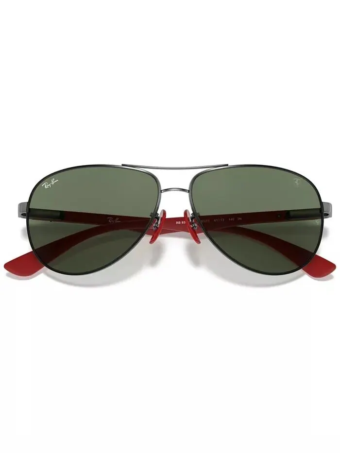 Мужские солнцезащитные очки Ray-Ban — изображение 2 из 6, зеленый
