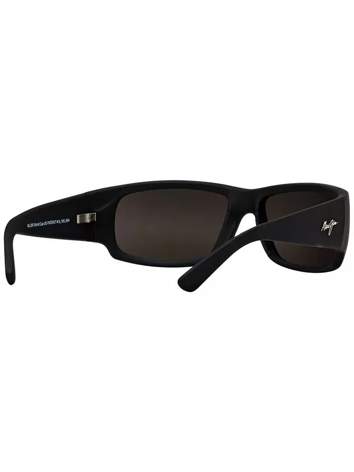 Поляризованные солнцезащитные очки World Cup Maui Jim — изображение 9 из 9, черный/серый