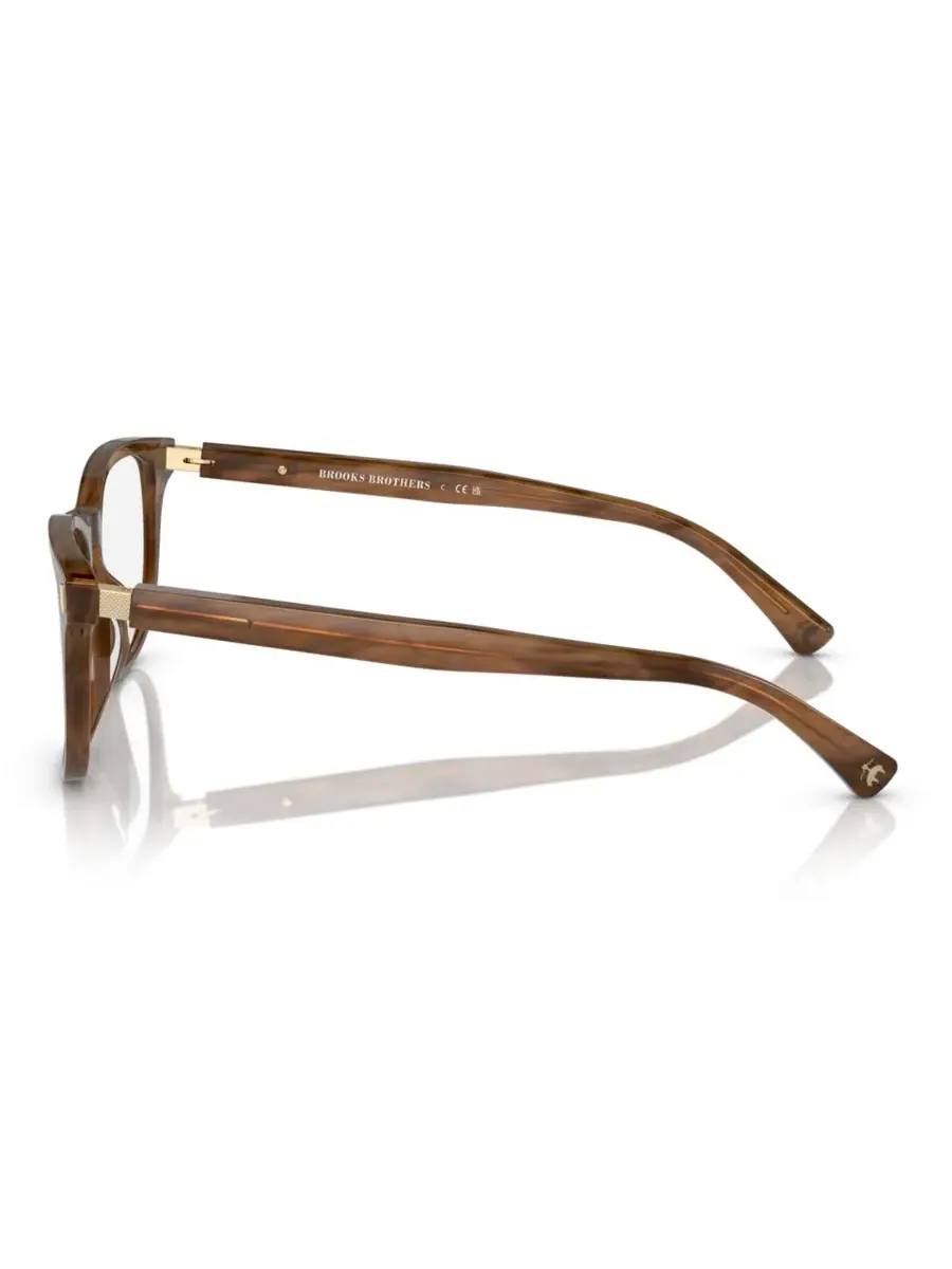 Мужские круглые очки, BB2060U Brooks Brothers — изображение 5 из 5, коричневый