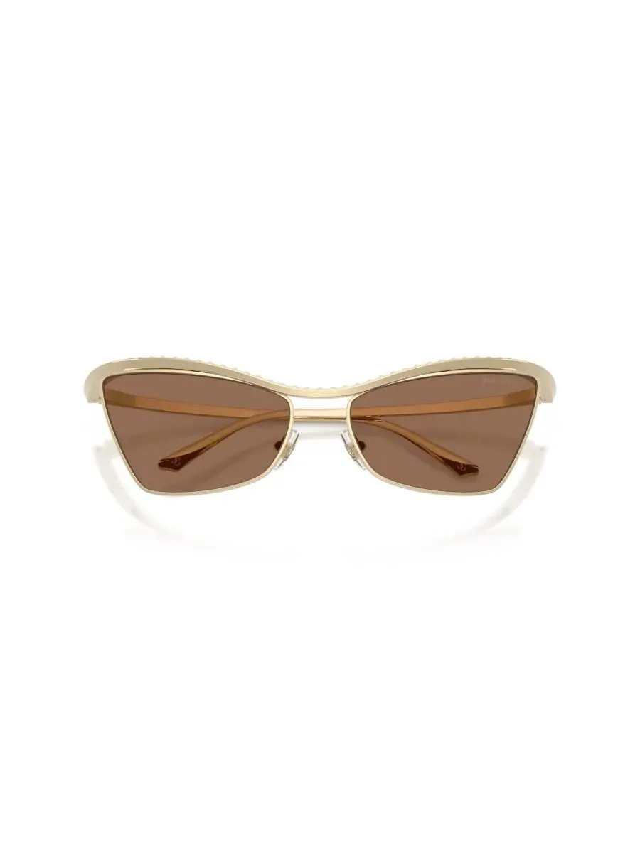 Женские солнцезащитные очки «кошачий глаз», JC4014H Jimmy Choo, pale золото — изображение 5 из 7, бледный золотистый