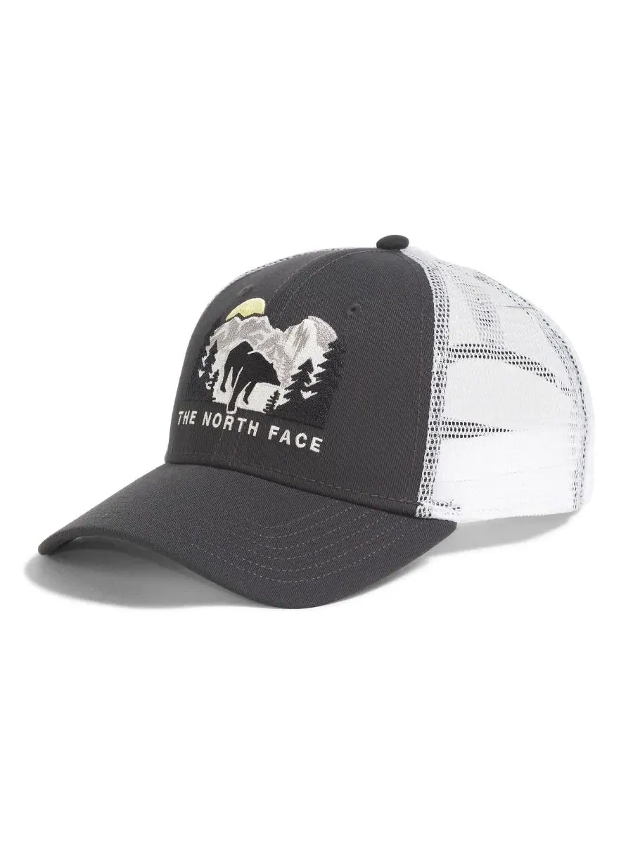 Кепка с вышивкой Embroidered Mudder Trucker The North Face — изображение 2 из 2, белый серый
