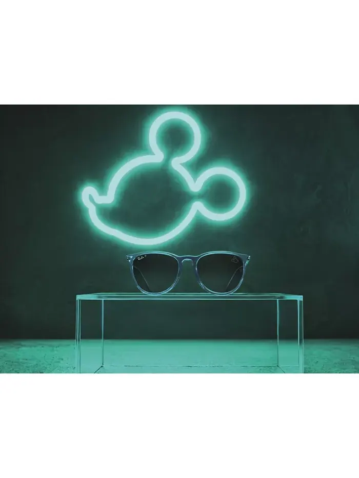 Женские поляризационные солнцезащитные очки, RB4171 Disney Collection Erika Ray-Ban — изображение 11 из 13, прозрачный