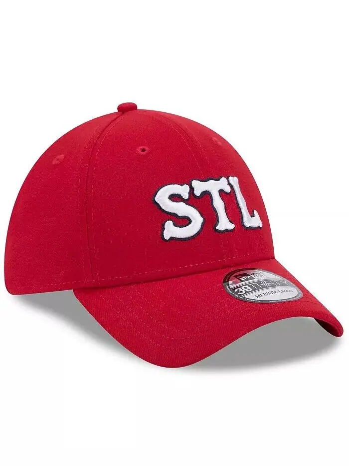 Мужская красная кепка St. Louis Cardinals 2024 City Connect 39THIRTY Flex New Era — изображение 4 из 4, красный