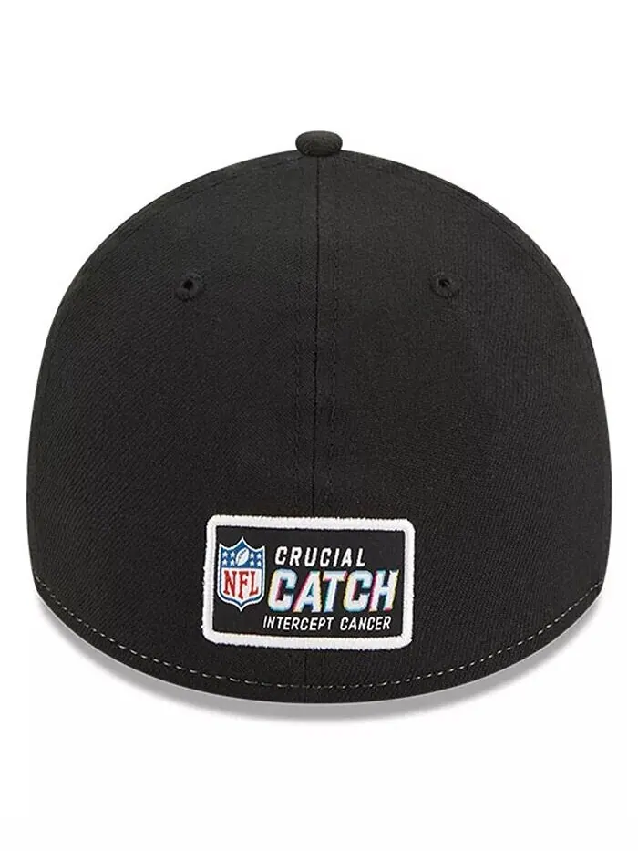 Мужская розовая гибкая кепка Las Vegas Raiders 2023 NFL Crucial Catch 39THIRTY New Era — изображение 3 из 4, розовый