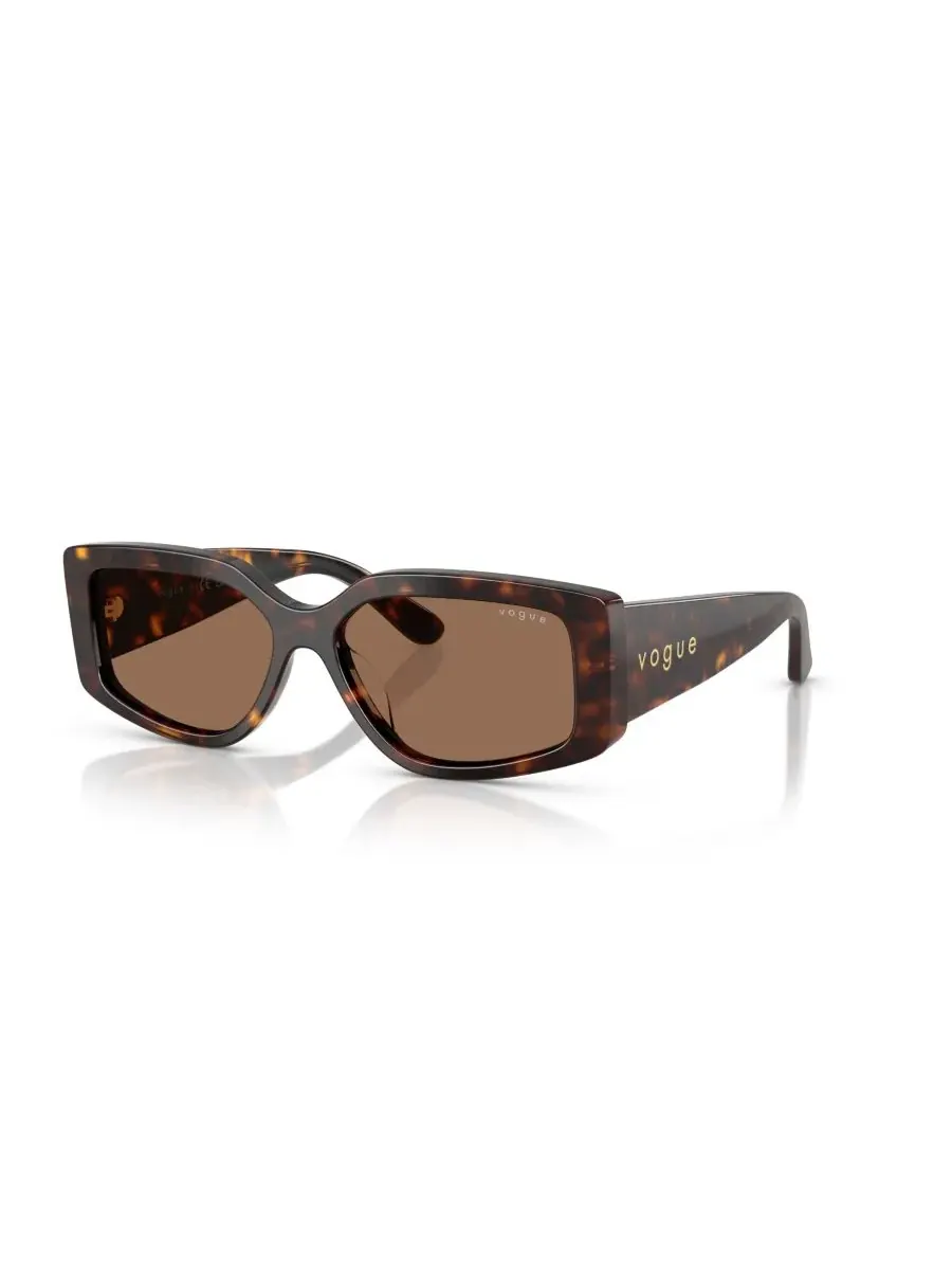 Женские прямоугольные солнцезащитные очки, VO5642SU Vogue Eyewear, темно-havana