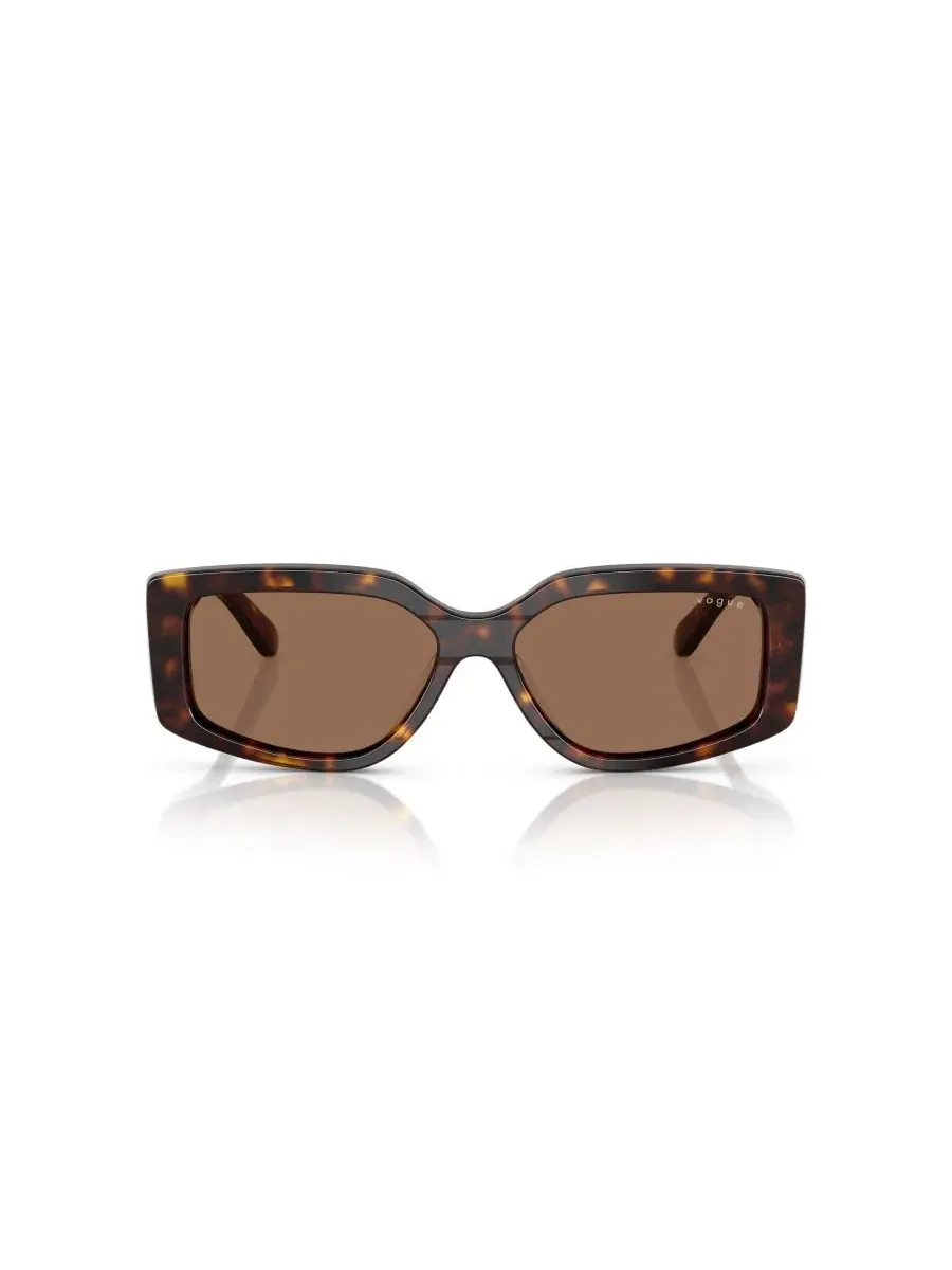 Женские прямоугольные солнцезащитные очки, VO5642SU Vogue Eyewear, темно-havana — изображение 2 из 8, коричневый