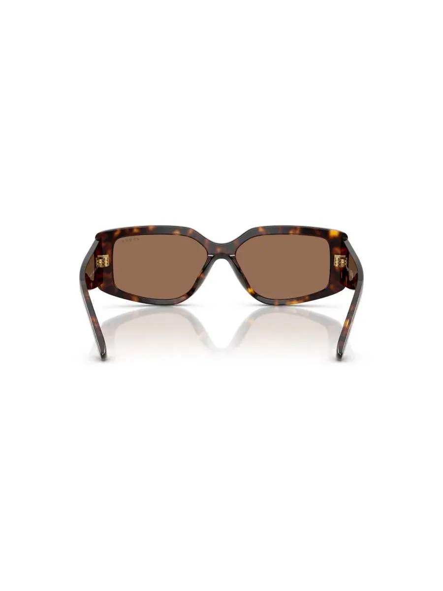 Женские прямоугольные солнцезащитные очки, VO5642SU Vogue Eyewear, темно-havana — изображение 4 из 8, коричневый