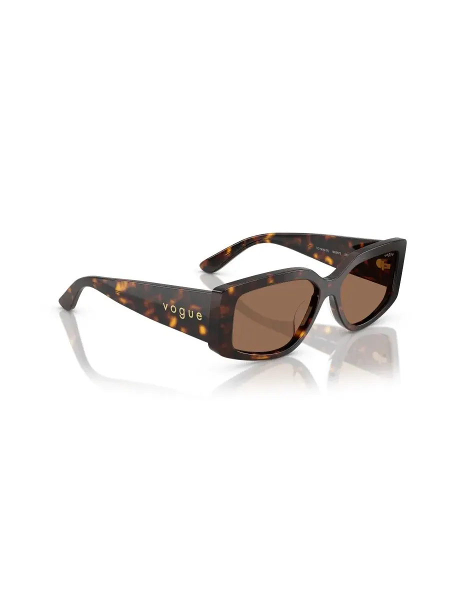 Женские прямоугольные солнцезащитные очки, VO5642SU Vogue Eyewear, темно-havana — изображение 6 из 8, коричневый