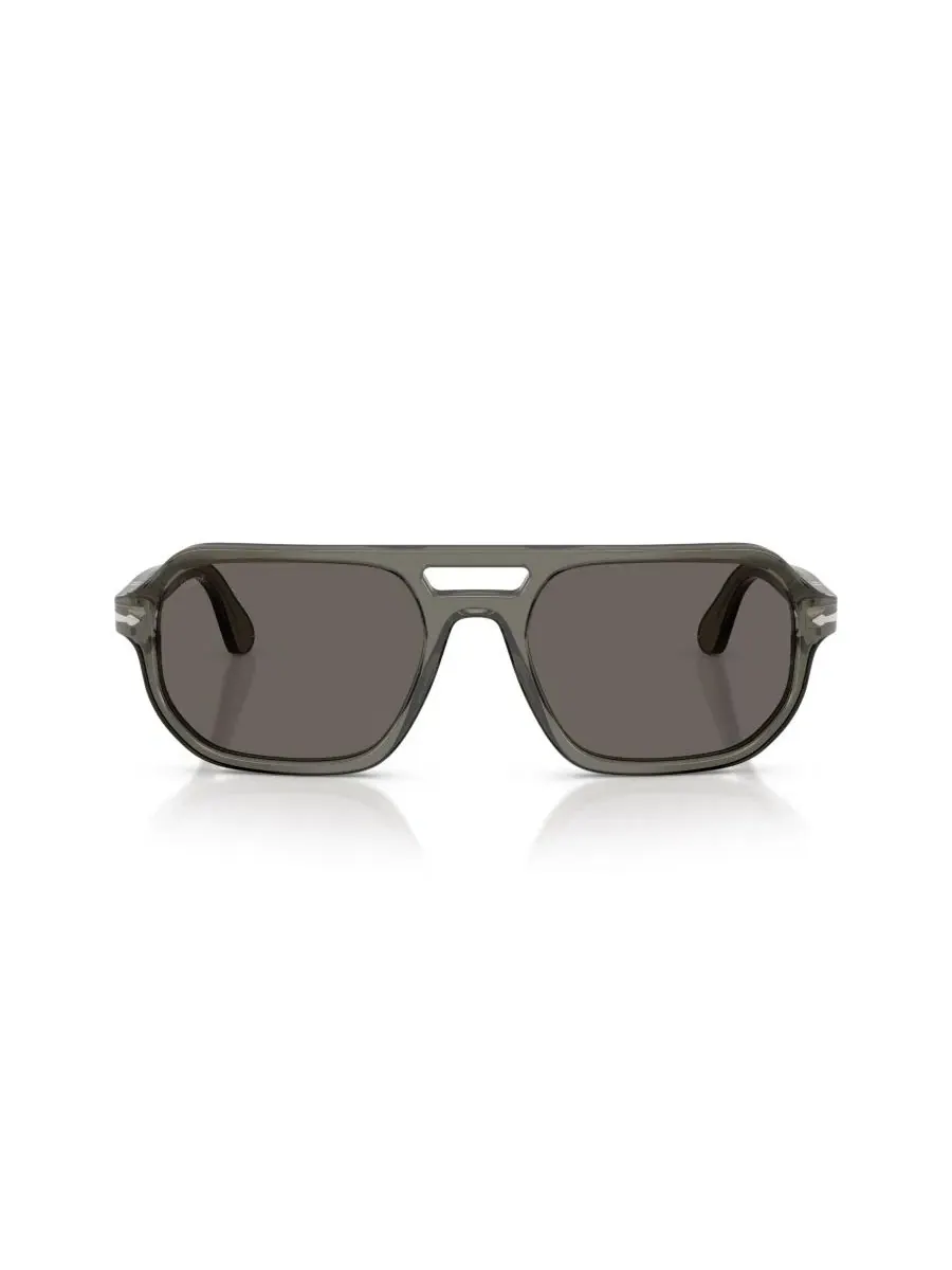 Солнцезащитные очки унисекс прямоугольной формы, Guido PO3393S Persol — изображение 2 из 7, прозрачный серый