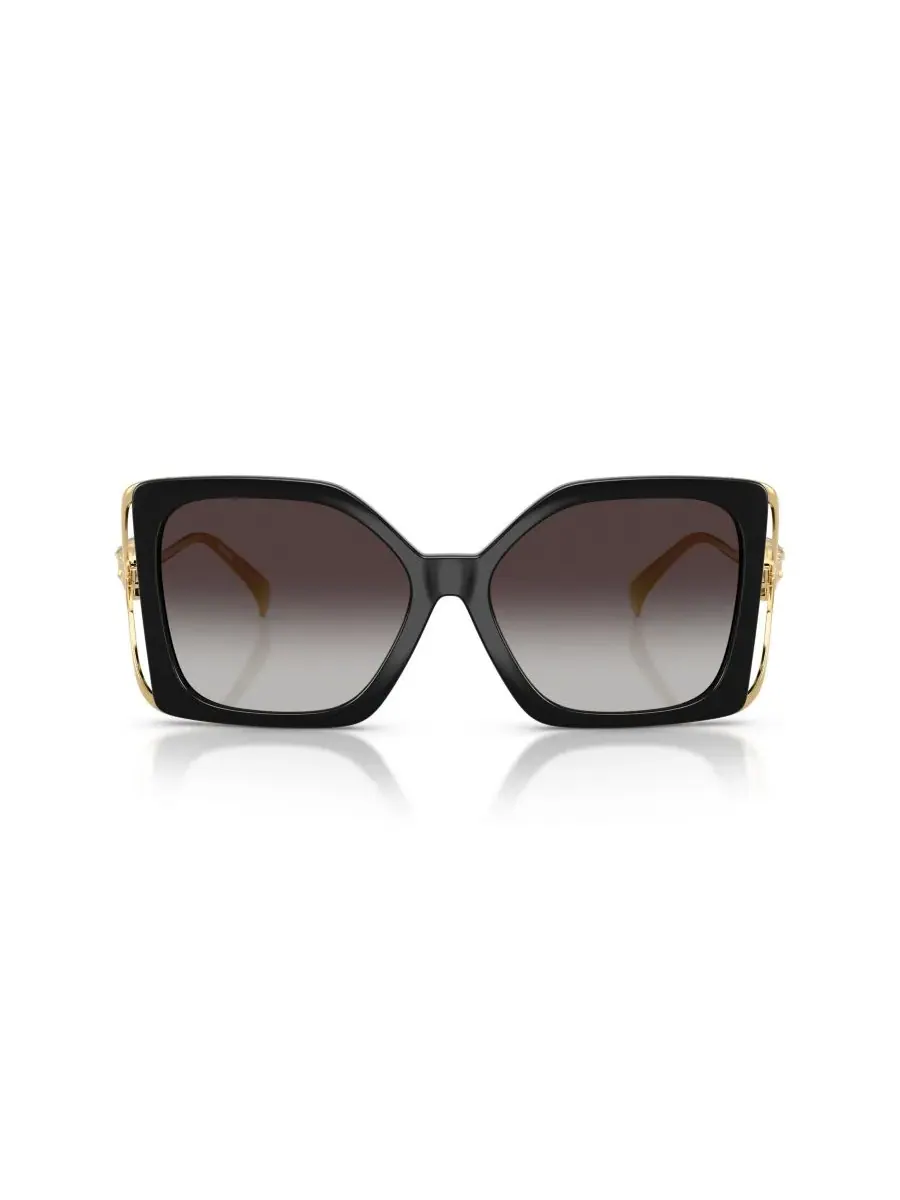 Женские квадратные солнцезащитные очки, VE4502U Versace — изображение 3 из 7, черный