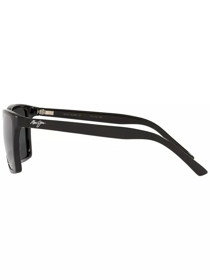Мужские поляризованные солнцезащитные очки Maui Jim — изображение 3 из 4, черный