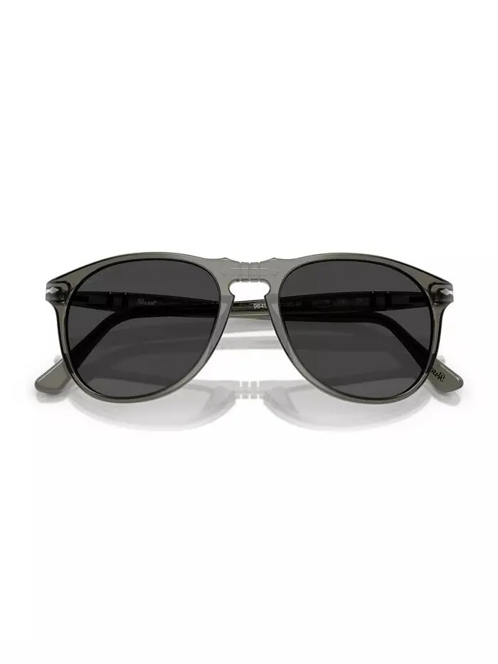 Мужские поляризованные солнцезащитные очки PO9649S Persol — изображение 5 из 6, дымчатый
