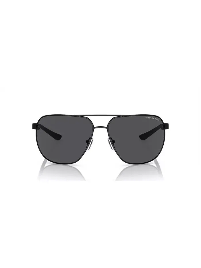 Мужские солнцезащитные очки AX2047S A|X Armani Exchange — изображение 2 из 6, черный