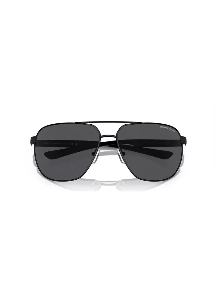 Мужские солнцезащитные очки AX2047S A|X Armani Exchange — изображение 5 из 6, черный