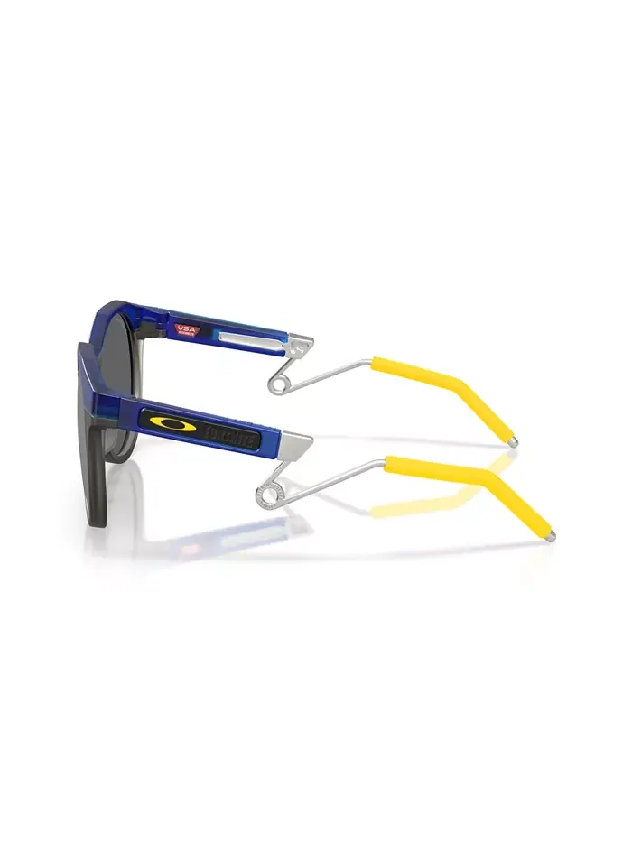 Унисекс овальные металлические солнцезащитные очки HSTN, модель OO9279 Oakley — изображение 3 из 6, синий