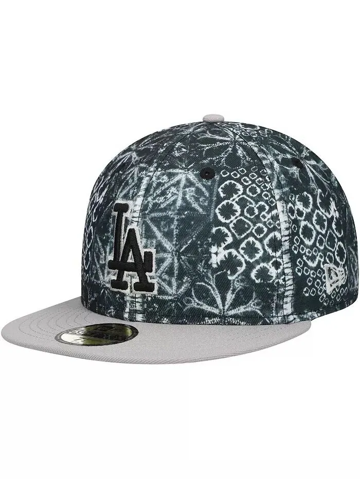 Мужская черная приталенная шляпа Los Angeles Dodgers Sands 59FIFTY New Era — изображение 1 из 4, черный
