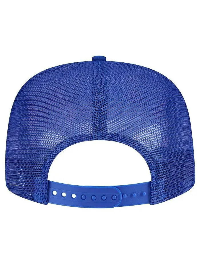 Мужская бейсболка с застежкой-молнией ROYAL PHILADELPHIA 76ERS Seeing Diamonds A-Frame Trucker — изображение 4 из 4