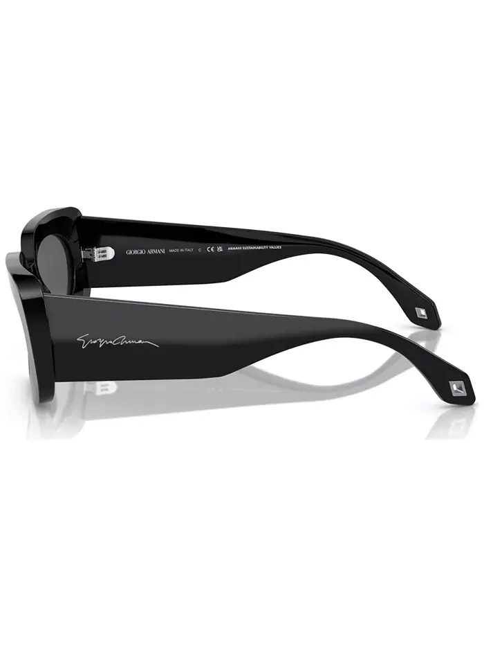 Женские солнцезащитные очки, AR818252-X 52 Giorgio Armani — изображение 3 из 6, черный