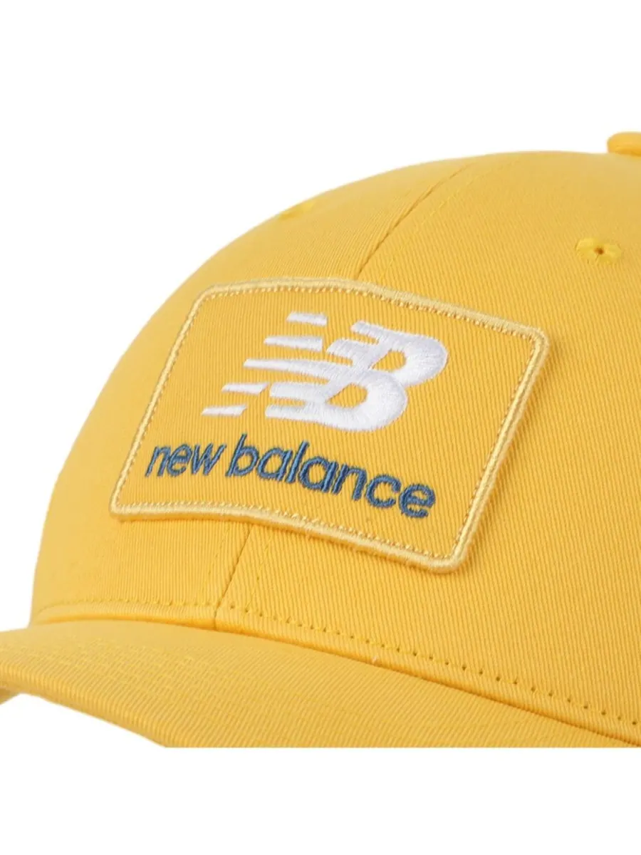 Мужская кепка-тракер с нашивкой и логотипом Clementine New Balance — изображение 2 из 3, желтый