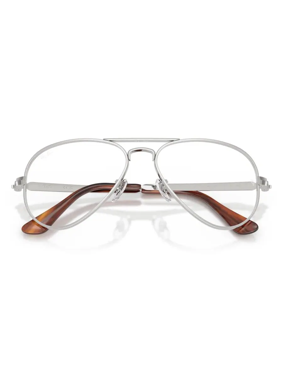 Очки Ray-Ban RB3925V Aviator Max Optics — изображение 5 из 5, серебряный