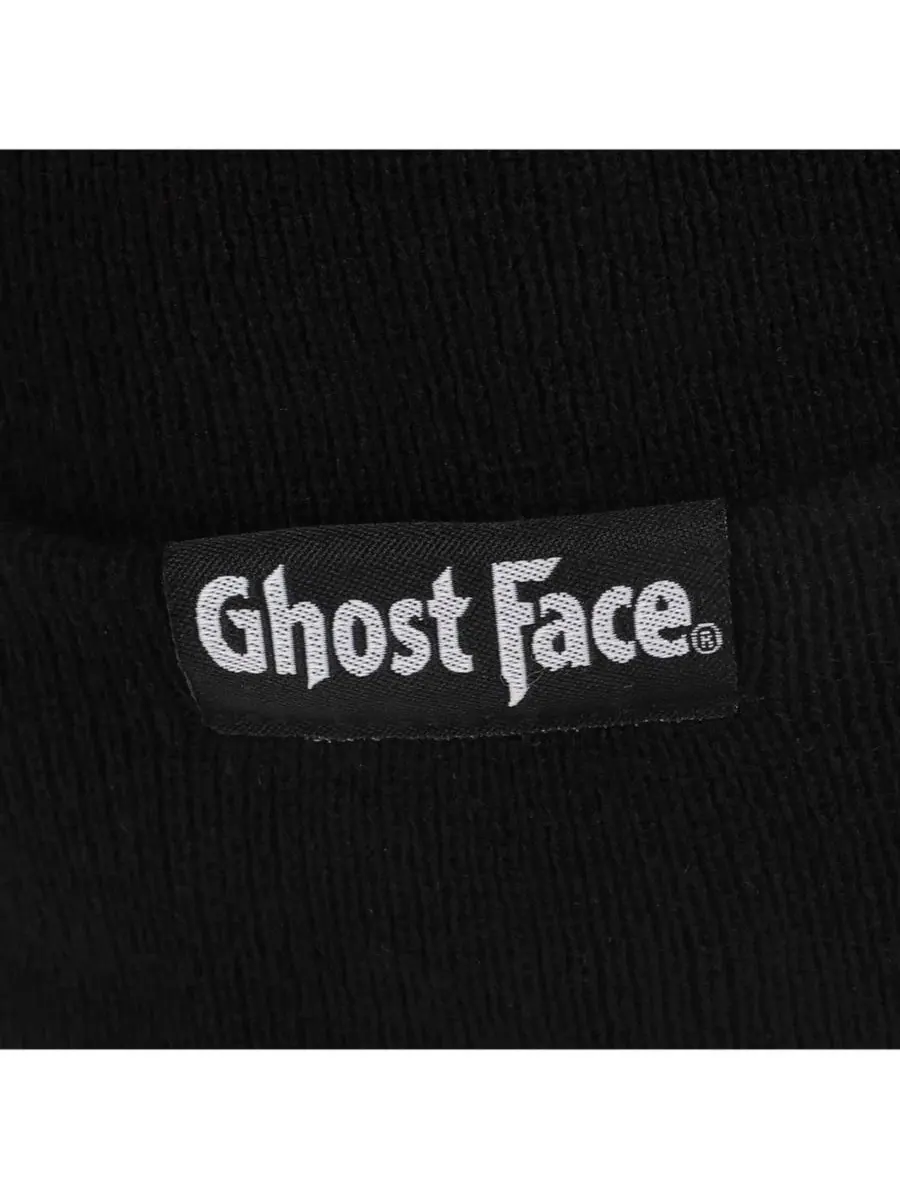 Шапка-бини с вышитым логотипом Ghostface — изображение 6 из 9, черный