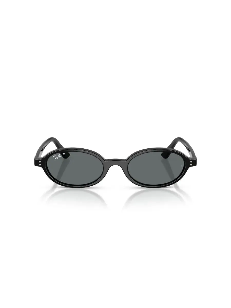Солнцезащитные очки унисекс овальной формы с поляризацией, RB4472 Ray-Ban — изображение 2 из 7, черный