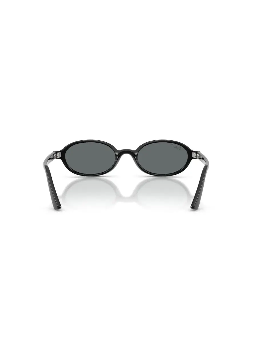 Солнцезащитные очки унисекс овальной формы с поляризацией, RB4472 Ray-Ban — изображение 4 из 7, черный