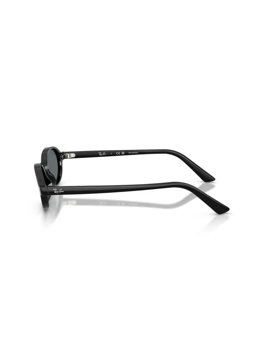 Солнцезащитные очки унисекс овальной формы с поляризацией, RB4472 Ray-Ban — изображение 6 из 7, черный