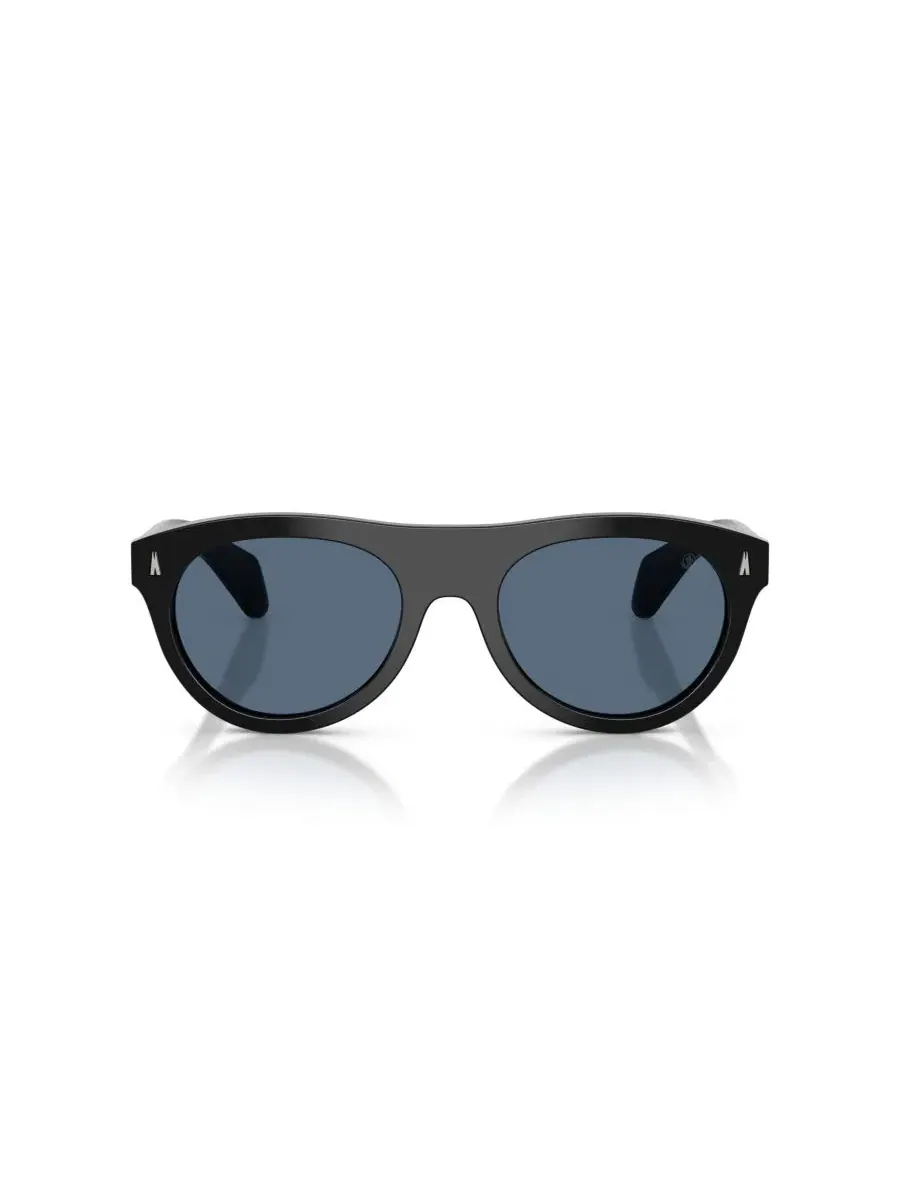 Солнцезащитные очки овальной формы унисекс, ME6022U Moncler — изображение 5 из 6, черный
