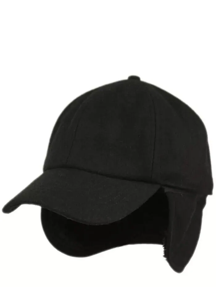 Шапка-ушанка из смесовой шерсти с подкладкой из шерпы Epoch Hats Company