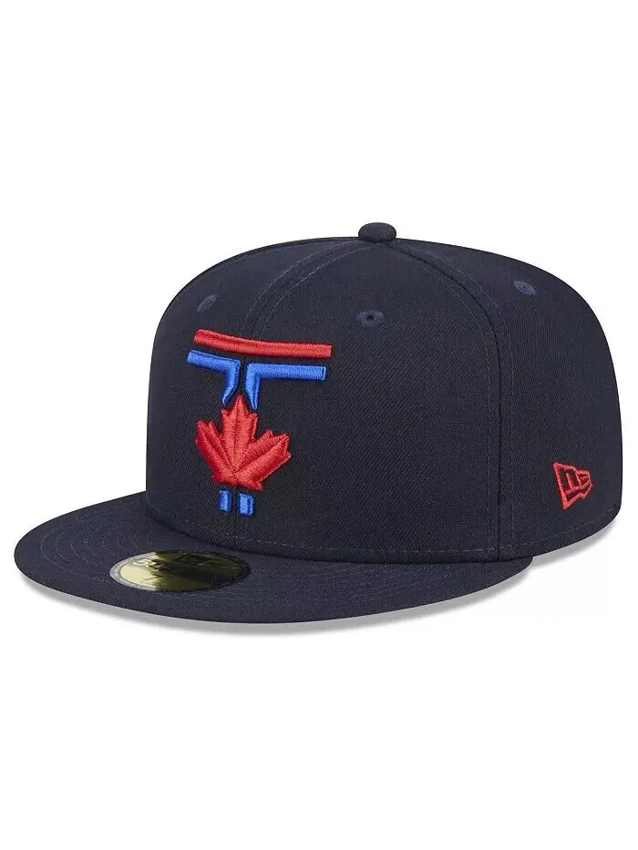 Мужская темно-синяя кепка Toronto Blue Jays 2024 City Connect 59FIFTY Fitted New Era